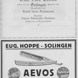 Eugen Hoppe Solingen, &quot;Aevos&quot;- razors