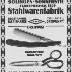 Dreipunkt Solingen, razors &amp; scissors