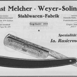 Ernst Melcher Solingen-Weyer, razors