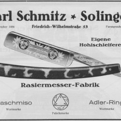 Carl Schmitz Solingen &quot;Caschmiso&quot; razors