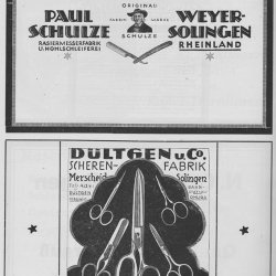 Paul Schulze Solingen-Weyer, razors &amp; cutlery
