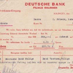 Wechseleingang der Deutschen Bank (1928)