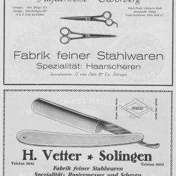 H. Vetter Solingen Fabrik feiner Stahlwaren